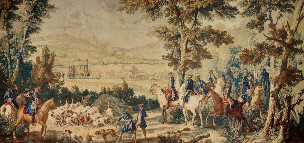 Jean Baptiste Oudry Hunting of Louis XV Tapestry by Jean Baptiste Oudry 1686 1755 MeisterDrucke 947190