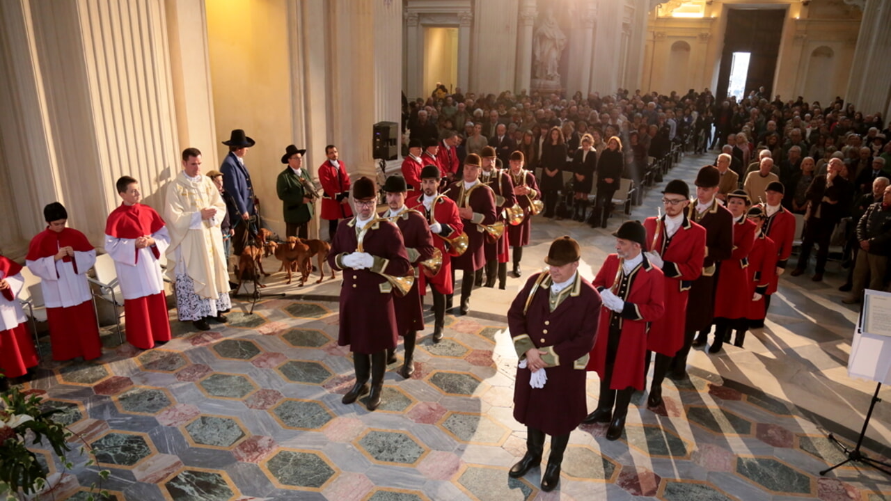 ricorrenza di santuberto alla venaria reale